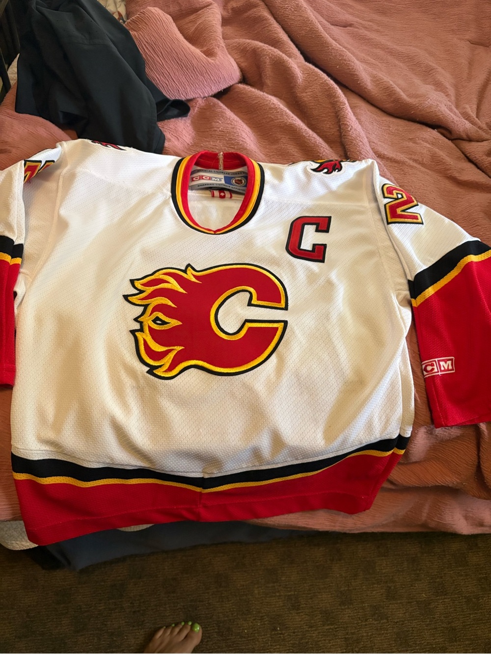 CCM Youth Hockey Jersey - Red, Yellow, Black, White